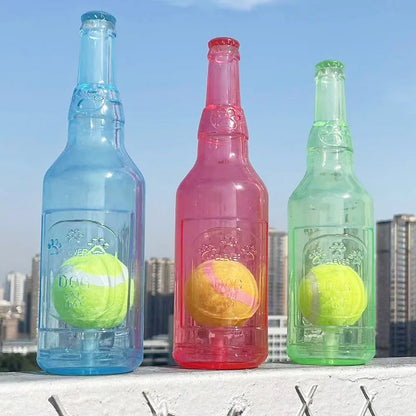 Interactive Beer Bottle Chew Toy