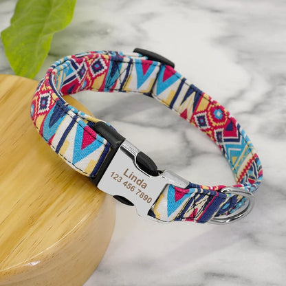 Personalized Nylon Collar