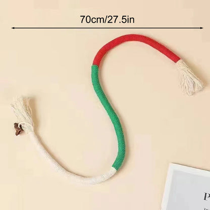 Interactive Catnip Chew Rope Toy